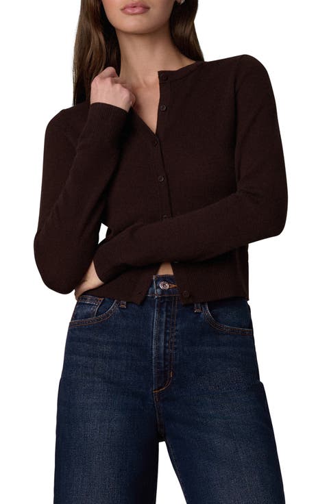 The Dani Crop Cashmere Cardigan