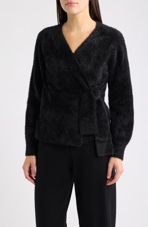Eyelash Wrap Sweater