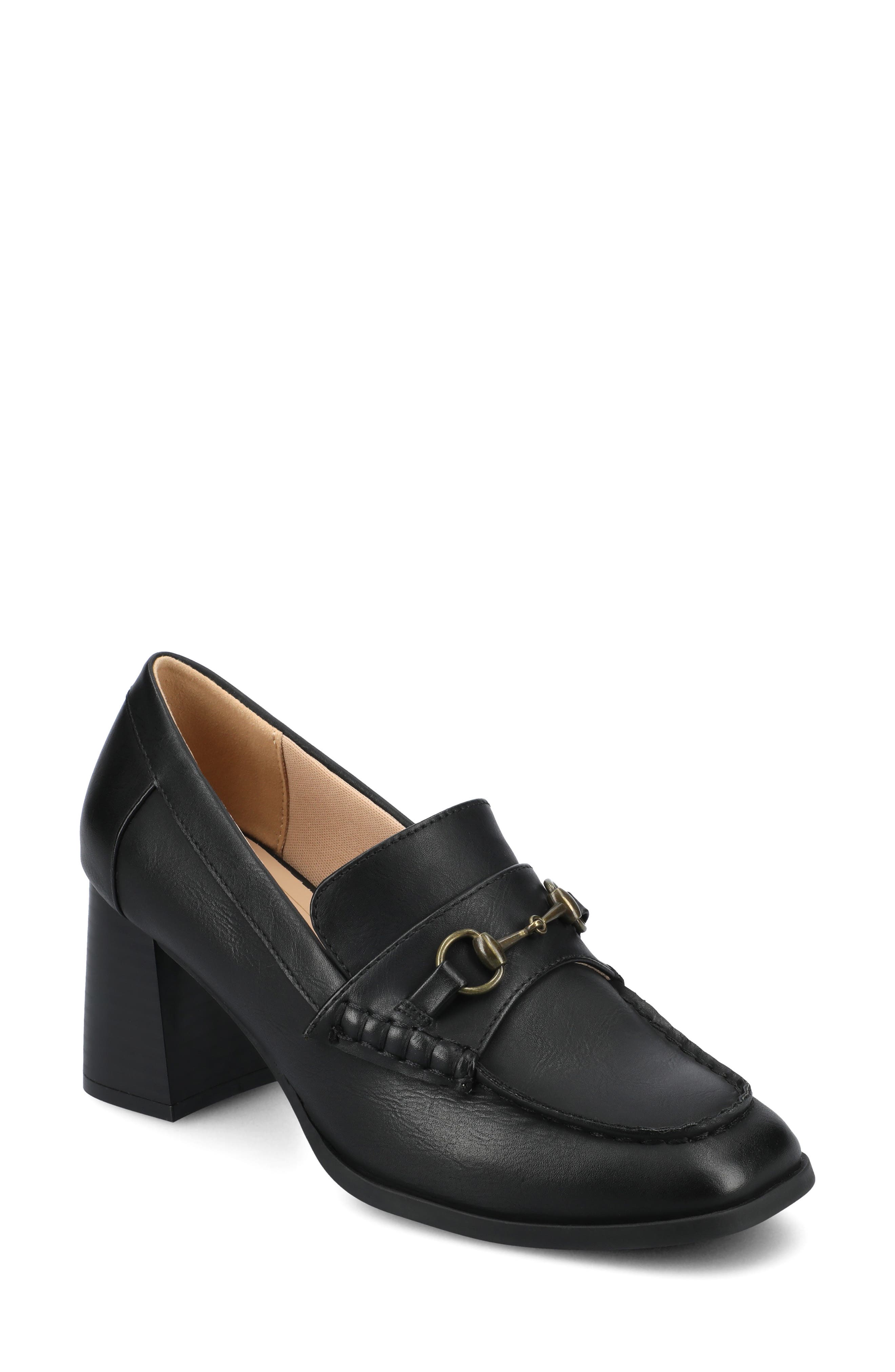 Journee Collection Aisha Moc Toe Loafer Pump