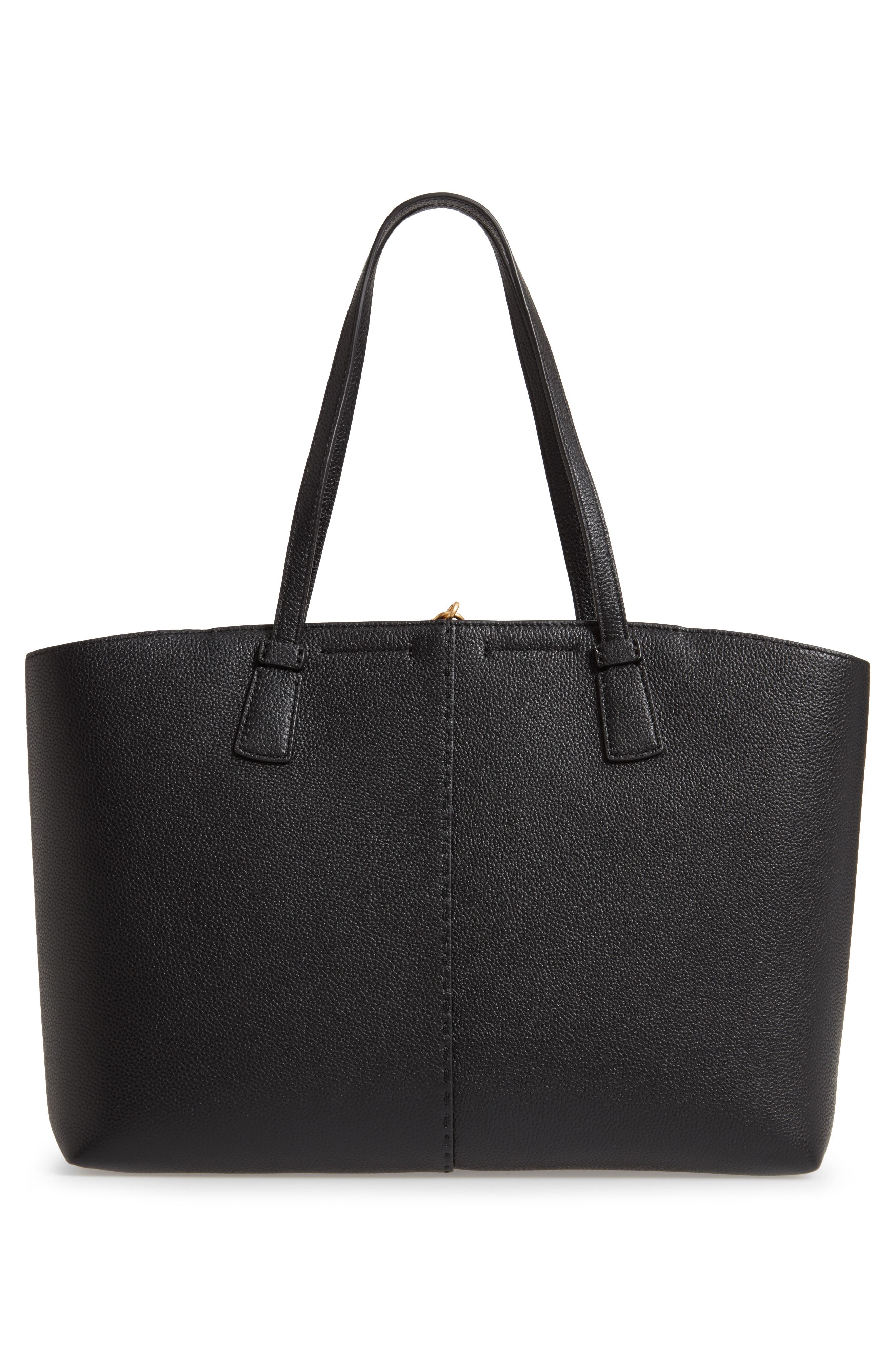 Tory Burch McGraw Leather Tote, Alternate, color, 