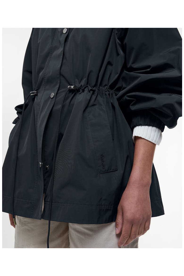 Suri Showerproof Jacket, Alternate, color, BLACK/SAFARI DRESS TARTAN