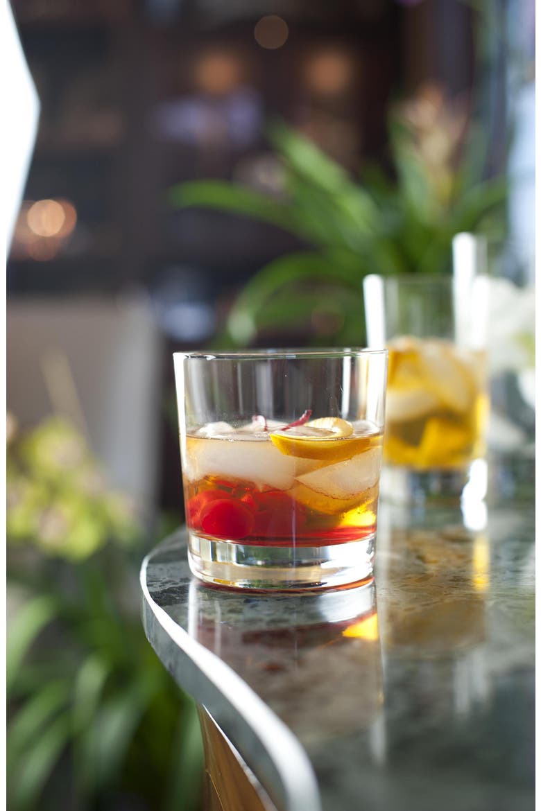 Basic Bar Set of 6 Whiskey Cocktail Glasses, Alternate, color, CLEAR