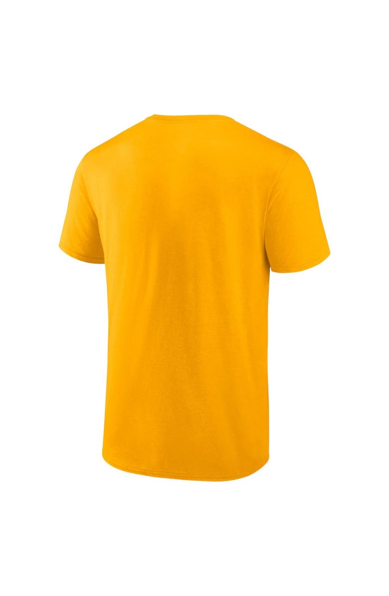 FANATICS Men's Fanatics Branded Anthony Davis Gold Los Angeles Lakers Name & Number T-Shirt, Alternate, color,