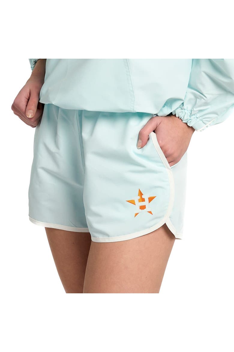 Women's Lusso Light Blue Houston Astros Nina Shorts, Alternate, color, Light Blue