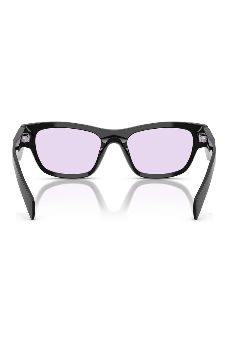 52mm Butterfly Polarized Sunglasses, Alternate, color, VIOLET