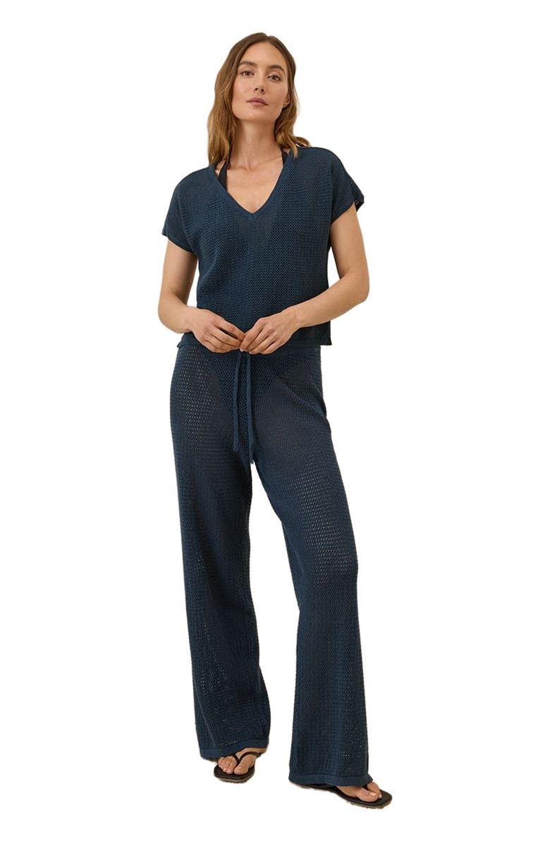 Pact Beachside Linen Pant Made with Organic Cotton, Main, color, French Navy