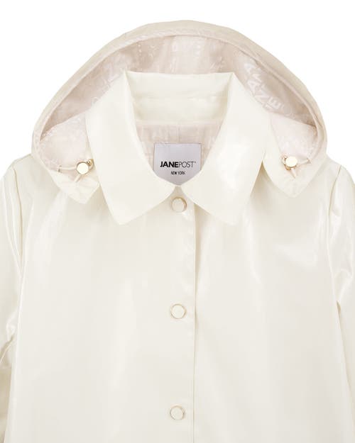 Jane Post Iconic Princess Rain Slicker In Daisy Petal