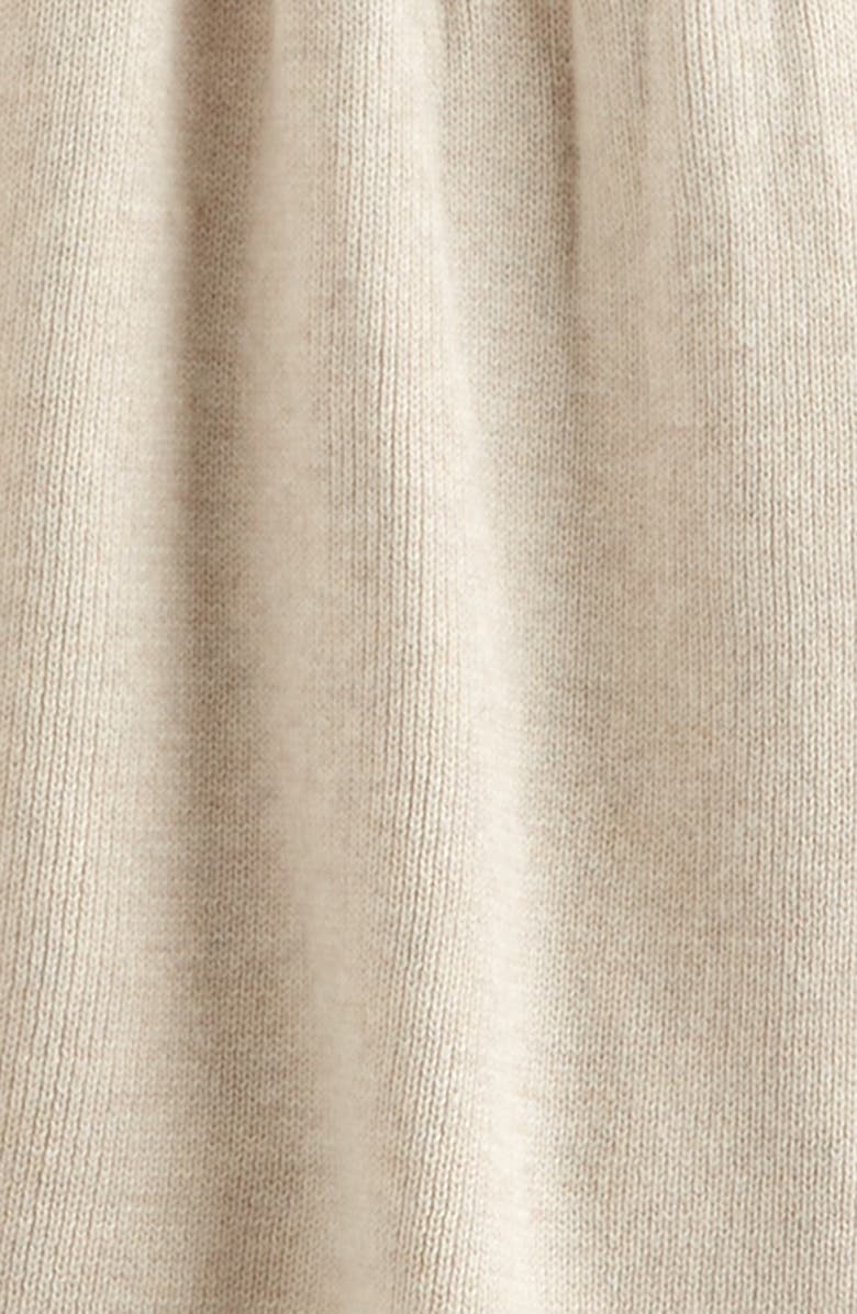 Nordstrom Pointelle Long Sleeve Sweater Dress & Bloomers, Alternate, color, Beige Oatmeal Heather