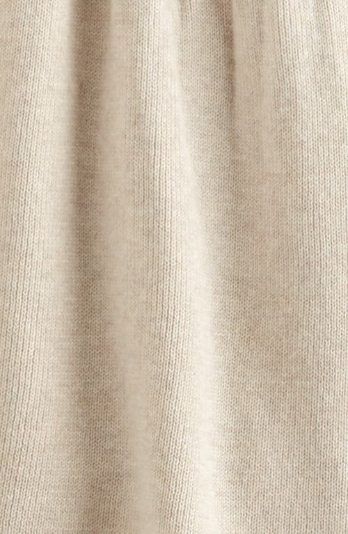 Nordstrom Pointelle Long Sleeve Sweater Dress & Bloomers In White