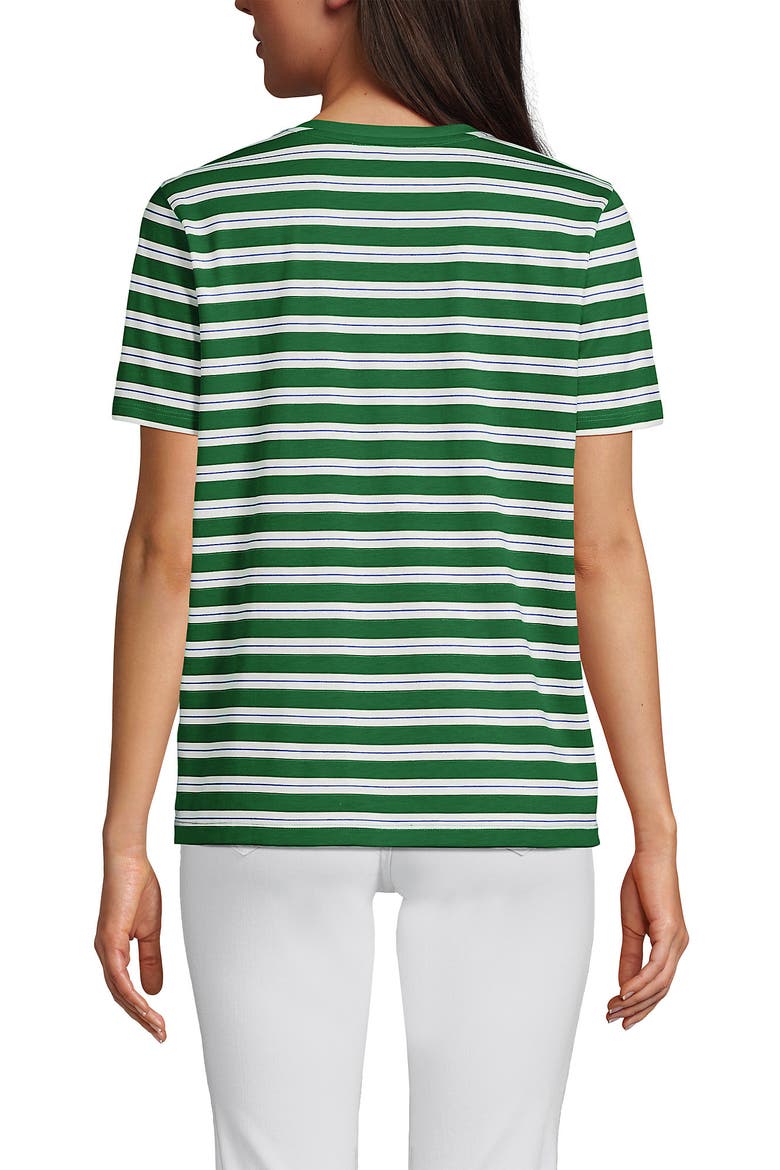 Relaxed Supima Cotton Crew Neck T-Shirt, Alternate, color, Wintergreen