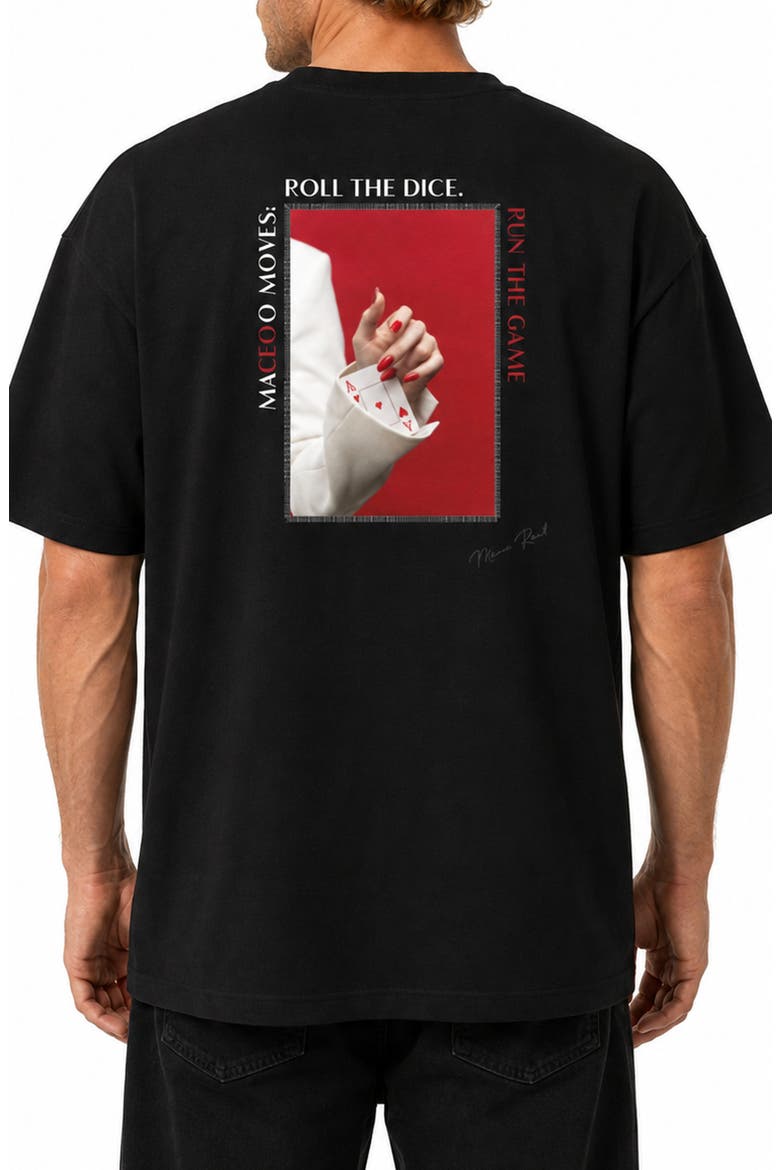 Marthyr Graphic T-shirt, Alternate, color, BLACK