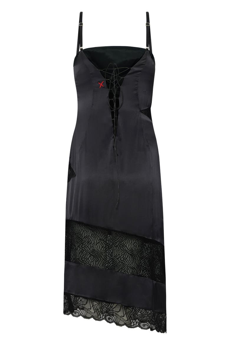 Pure Silk Women Black Dress, Alternate, color, BLACK