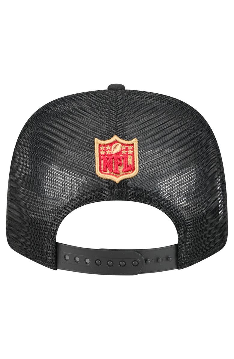 New Era Men's New Era  Black San Francisco 49ers Team Collection 9SEVENTY Stretch-Snap Adjustable Hat, Alternate, color, 