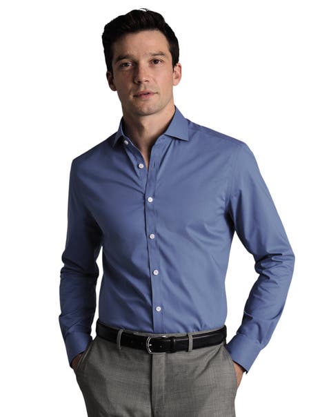 Non-Iron stretch Poplin Shirt
