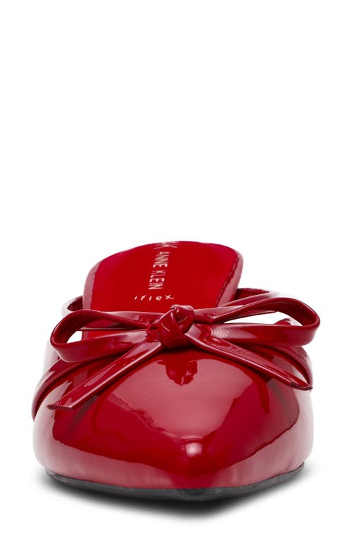 Anne Klein Iric Pointed Toe Mule In Red