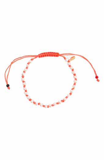 Clare V. Petite Freshwater Pearl Beaded Slide Bracelet