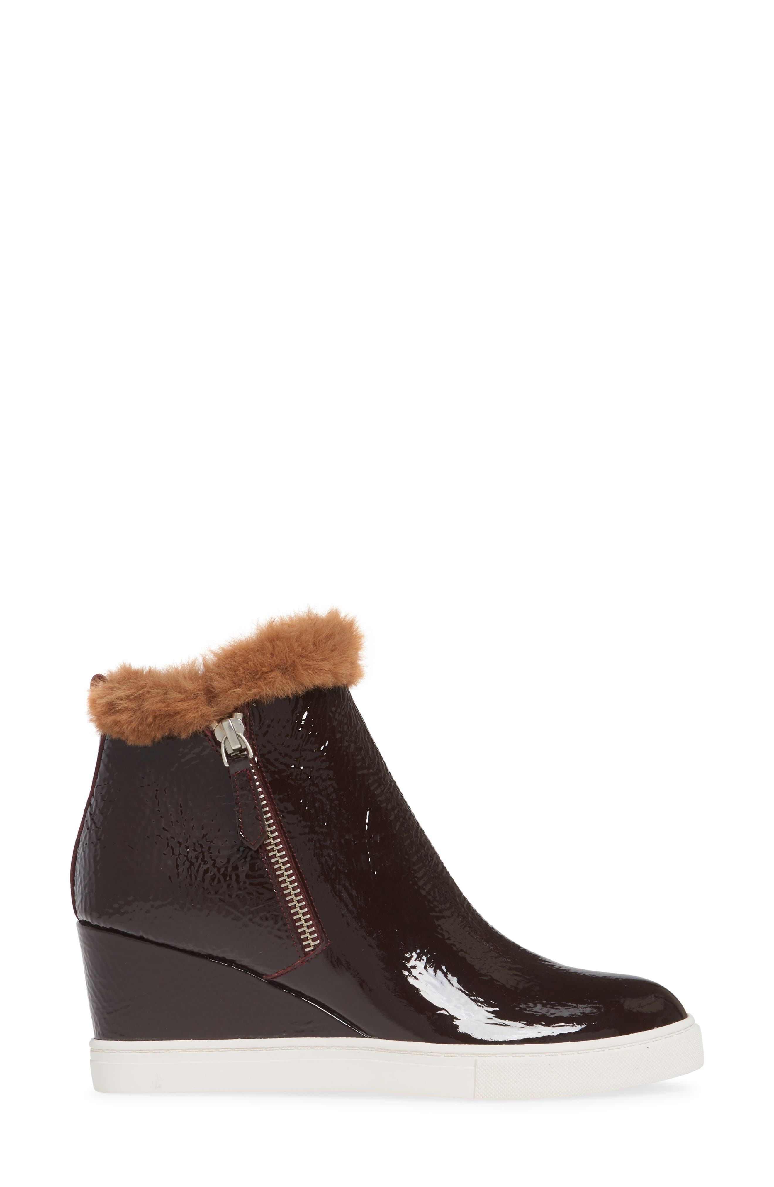 Linea Paolo Foxie Bootie, Alternate, color, Bur/Cf