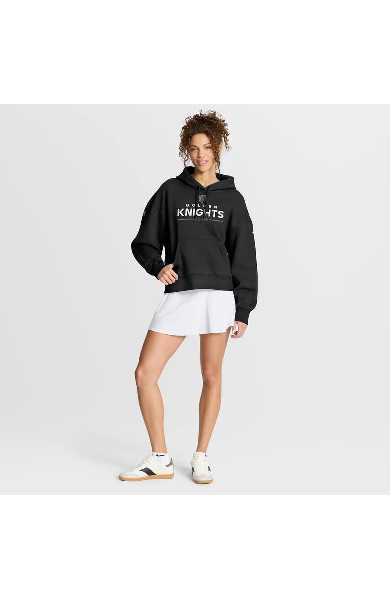 FANATICS Women's Fanatics Black Vegas Golden Knights Authentic Pro Primary Pullover Hoodie, Alternate, color, Black