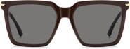 Victoria Beckham 56mm Square Sunglasses