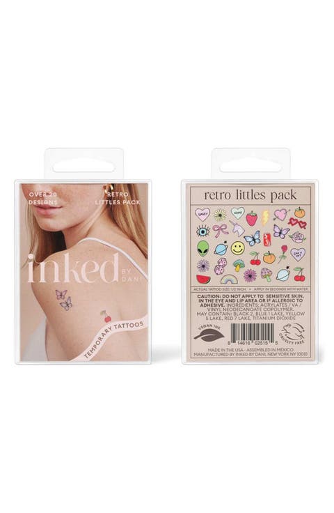Retro Little Temporary Tattoos
