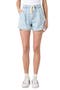 Tie Waist Denim Shorts