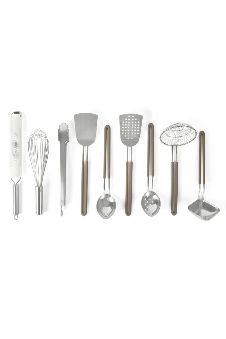 9-Piece Stainless Steel Kitchen Gadget and Tool Set, Main, color, Stainless