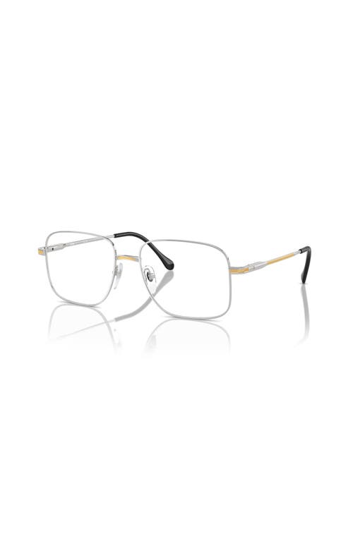 Sferoflex 55mm Square Optical Glasses In Metallic