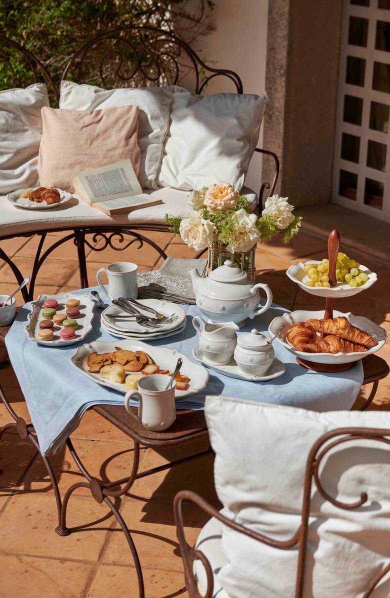 Juliska Berry & Thread Teapot, Alternate, color, Whitewash
