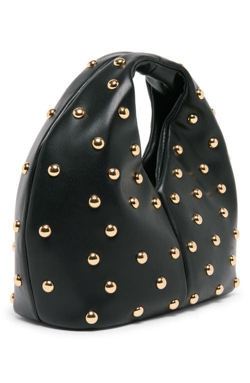 Dolce Vita Dahlia Studded Faux Leather Shoulder Bag In Black