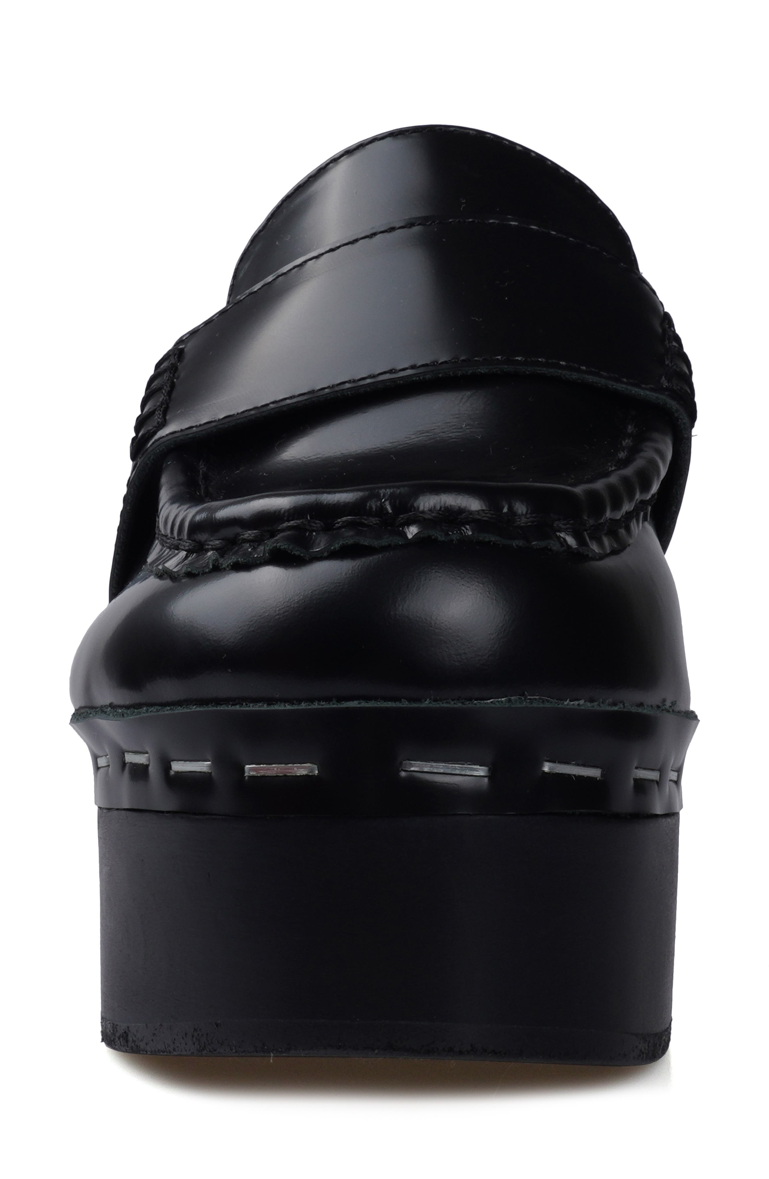 Artisan Crafted By Zigi Tally Platform Mule, Alternate, color, Black Leather