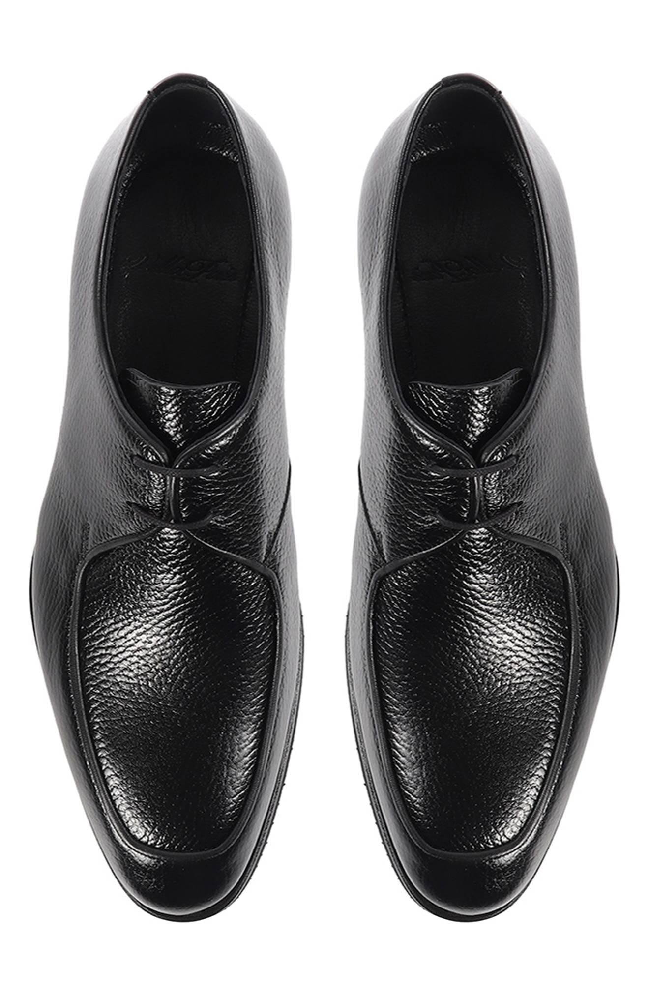 VELLAPAIS Moore Apron Toe Derby, Alternate, color, Black