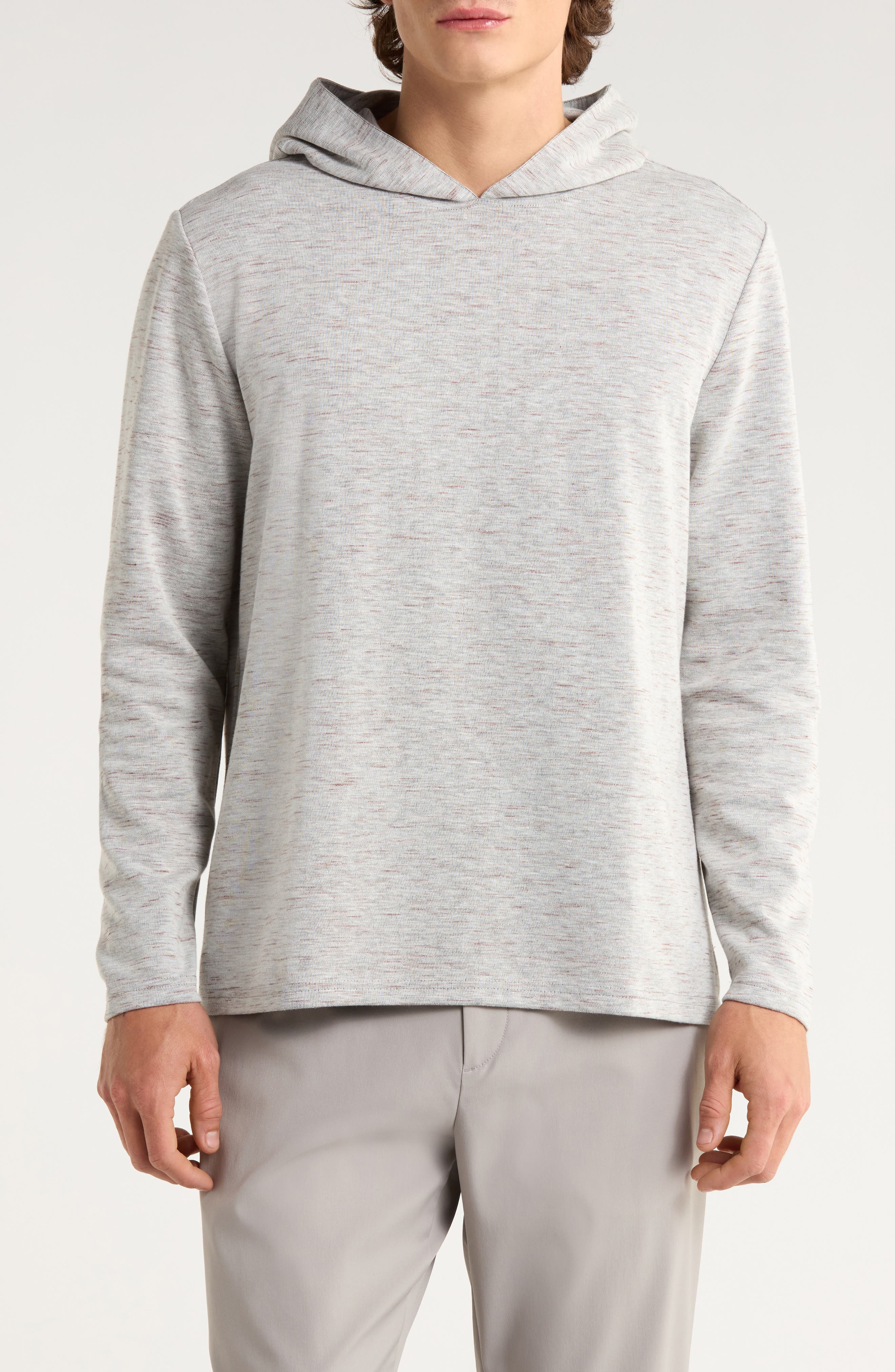 Robert Barakett Connor Hoodie in Light Grey 