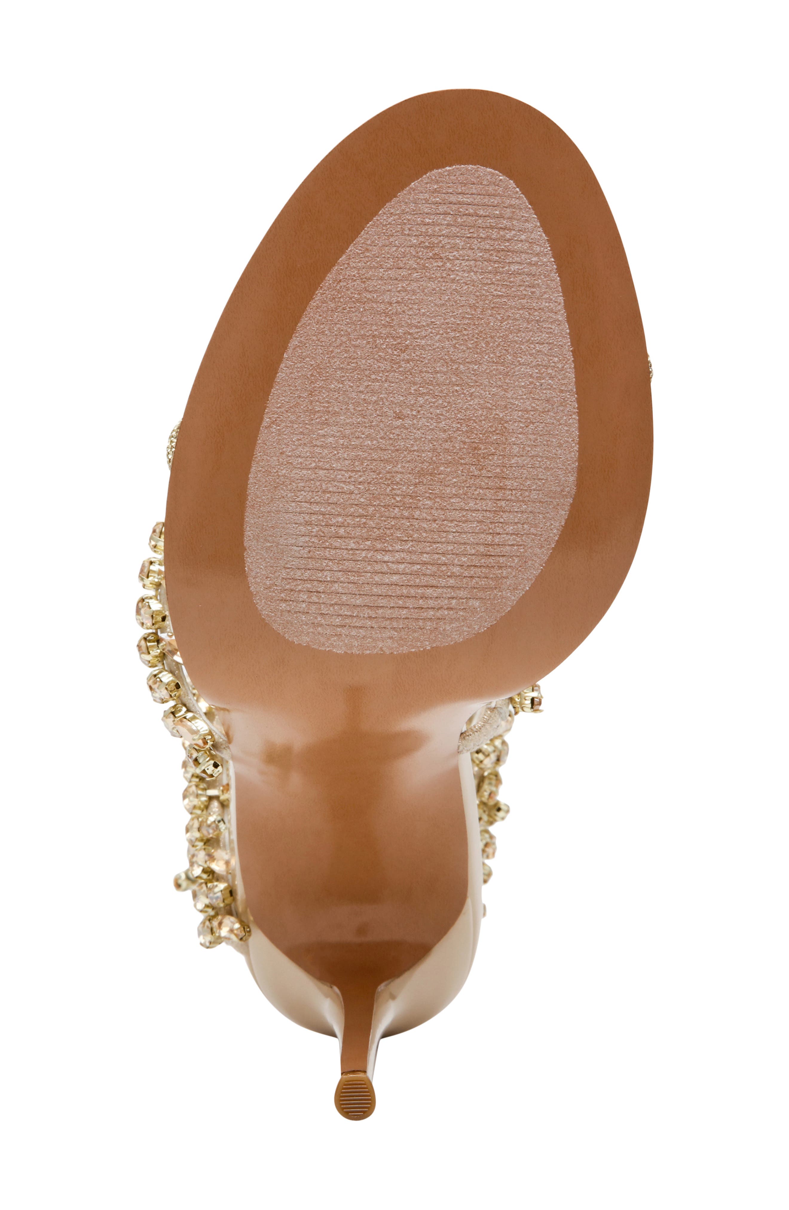 Steve Madden Gorgina Ankle Wrap Sandal, Alternate, color, Champagne