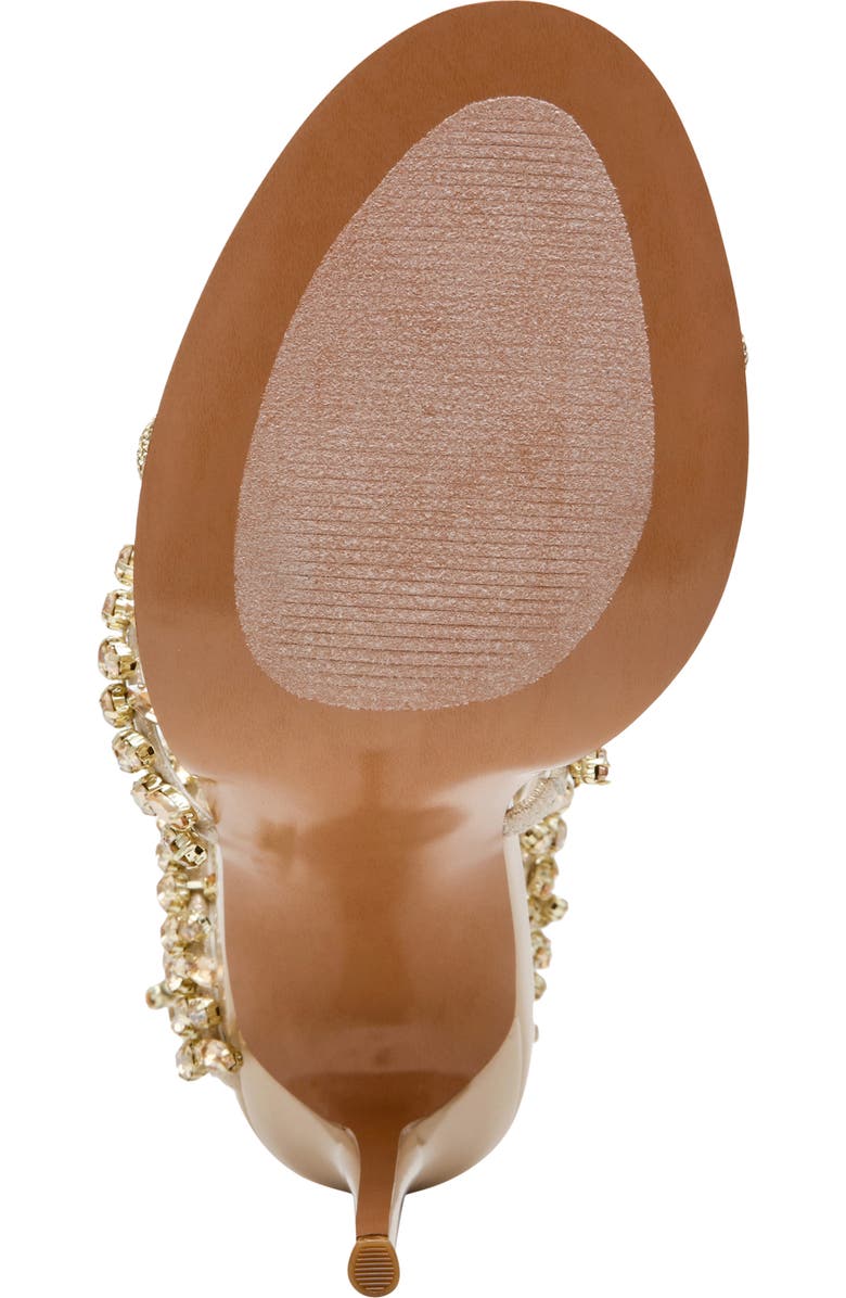 Steve Madden Gorgina Ankle Wrap Sandal, Alternate, color, Champagne