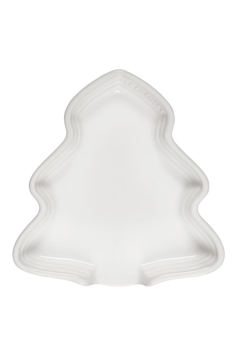 Noël Collection Holiday Tree Spoon Rest, Alternate, color, WHITE