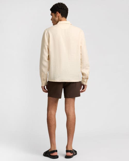 Onia Charles 5" Swim Trunk In Brown