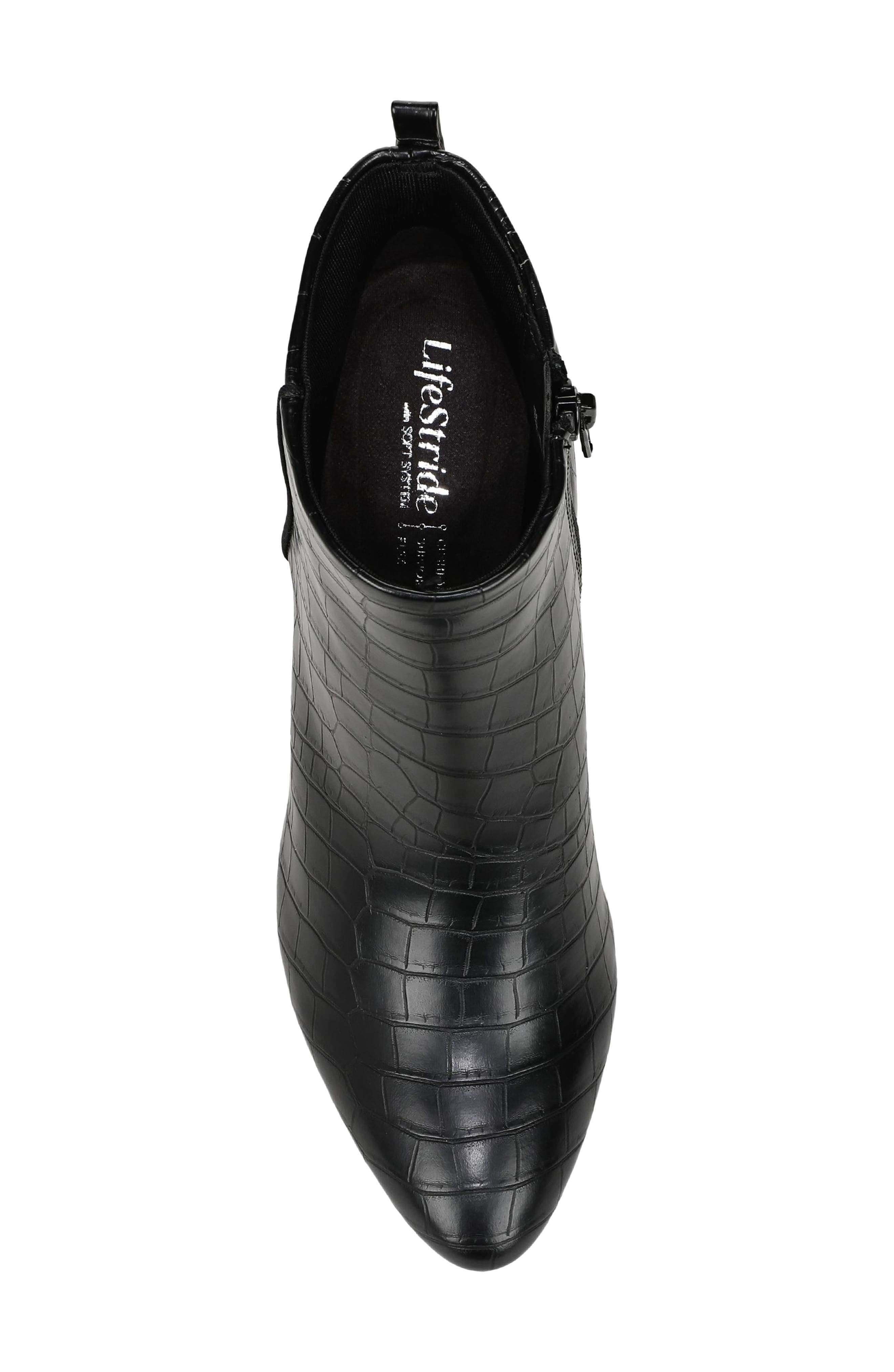 LifeStride Glow Bootie, Alternate, color, Black/ Black