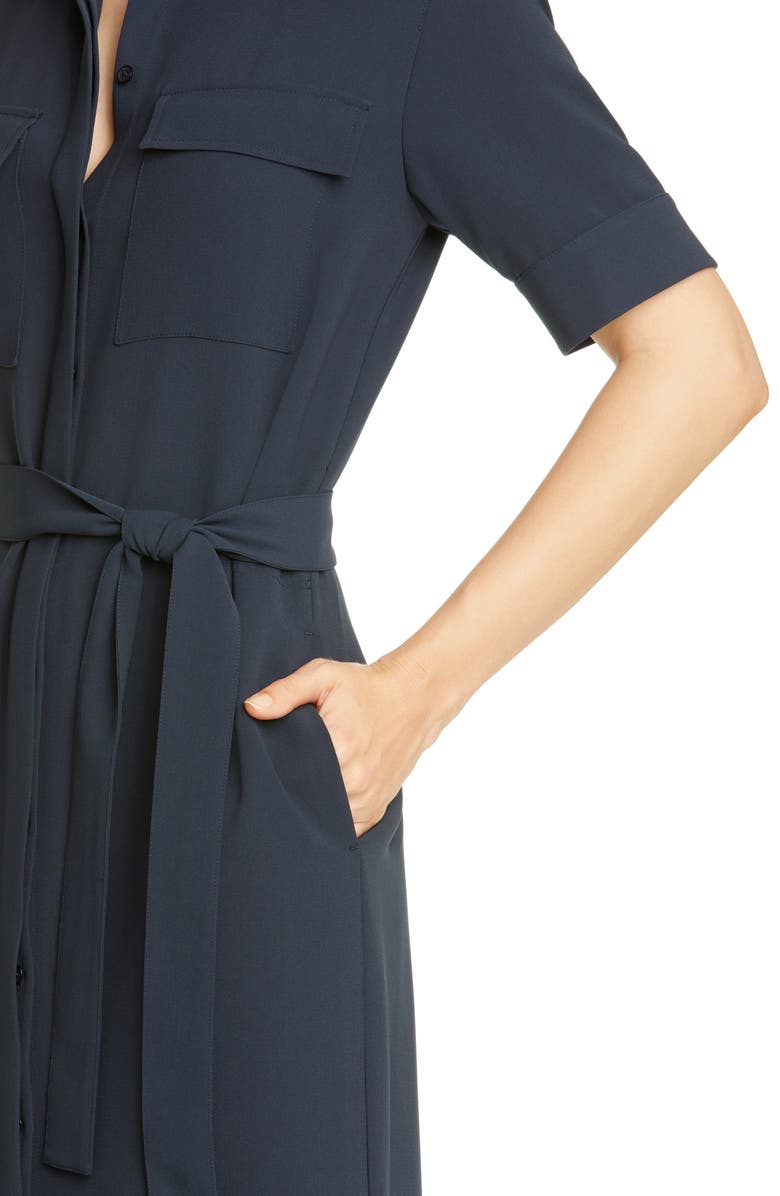 Lafayette 148 New York Doha Midi Shirtdress, Alternate, color, 
