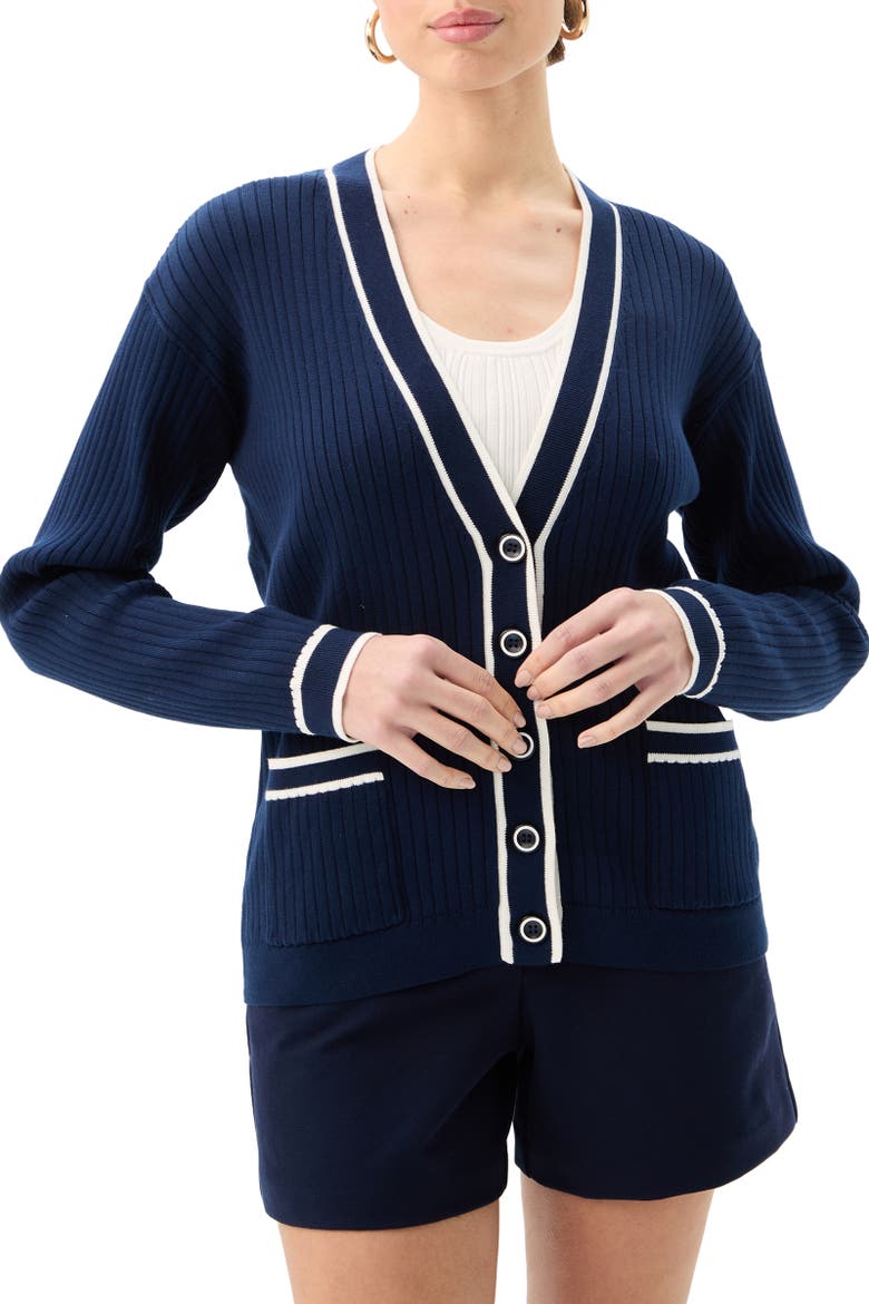 Henin Cardigan, Main, color, Ink/Whitewash