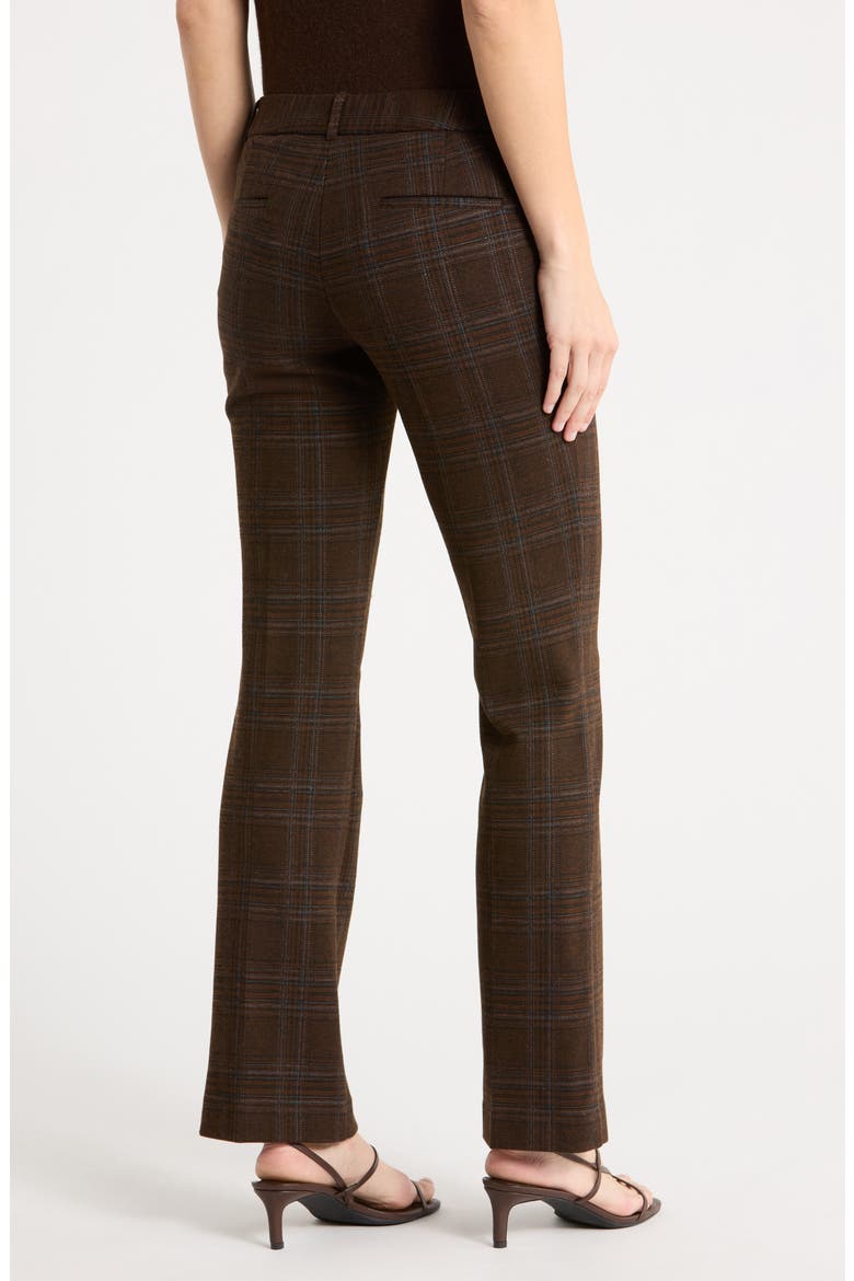 Ari Plaid Pants, Alternate, color, BROWN BLUE
