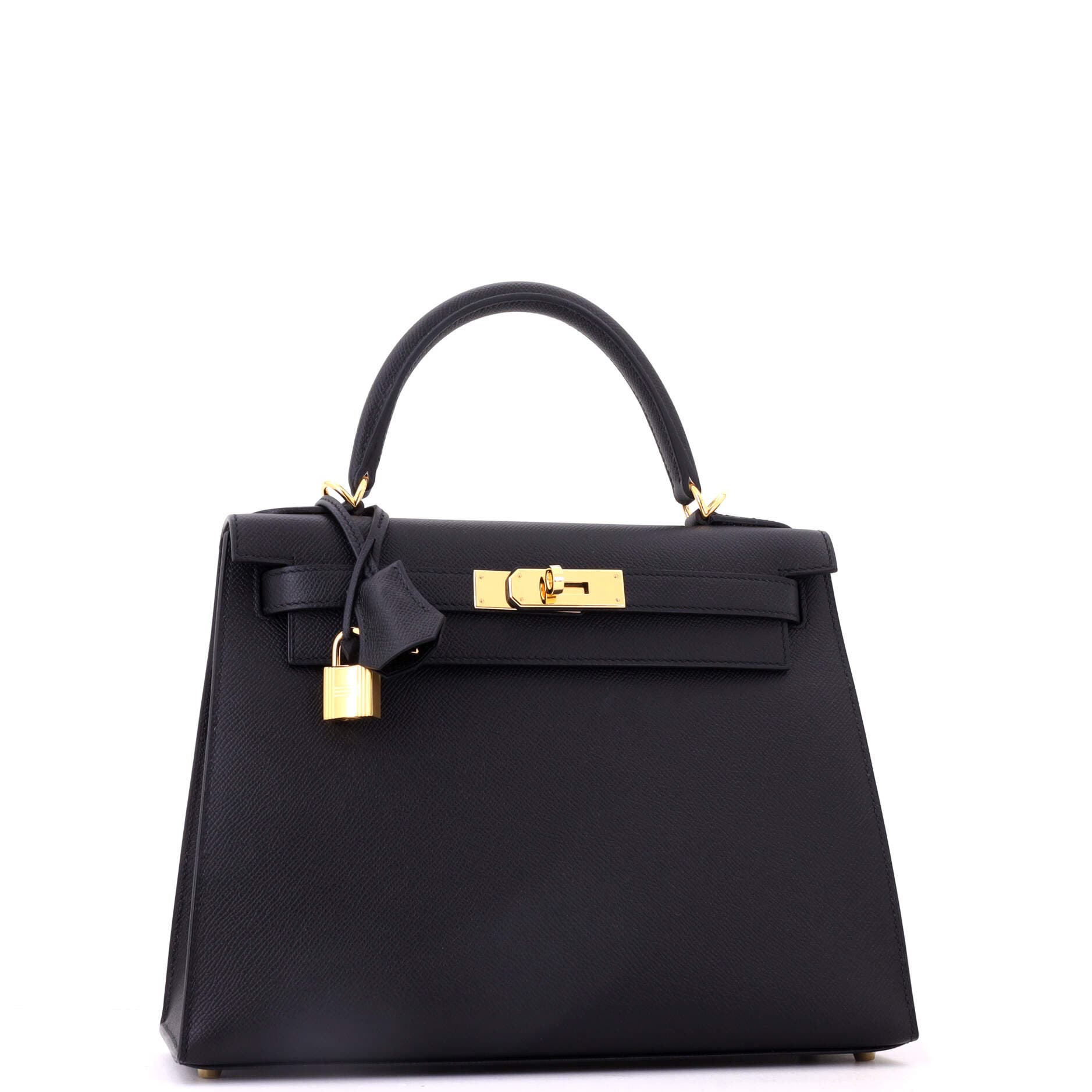Kelly Handbag Black Epsom with Gold Hardware 28, Alternate, color, Noir
