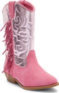 Harper Canyon Kids' Fringe Metallic Western Boot