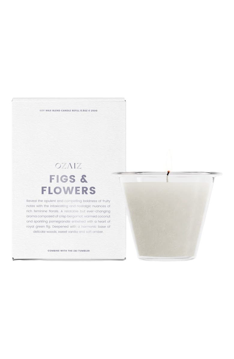 Ozaiz AIZ Candle - Cedar & Black Cherry, Alternate, color, Clear