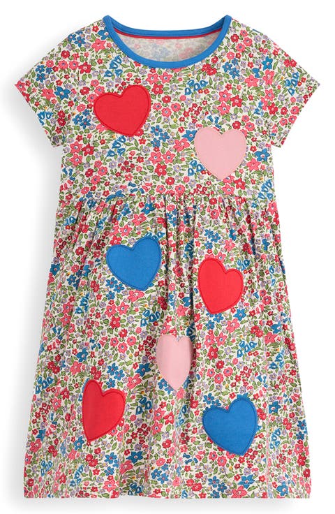 Kids' Appliqué T-Shirt Dress (Toddler, Little Kid & Big Kid)