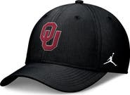 Jordan Brand Men's Jordan Brand Black Oklahoma Sooners Rise SwooshFlex Dri-FIT Hat