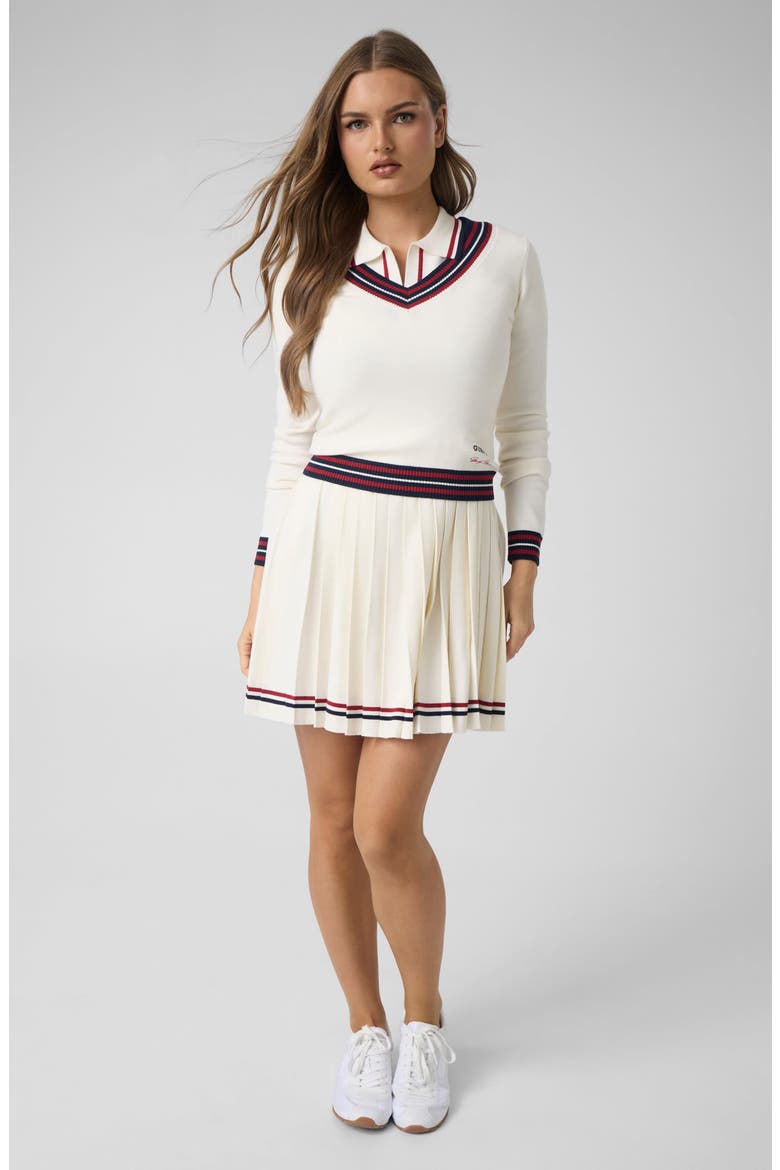 Marilyn V-Neck Sweater, Alternate, color, OPEN WHITE