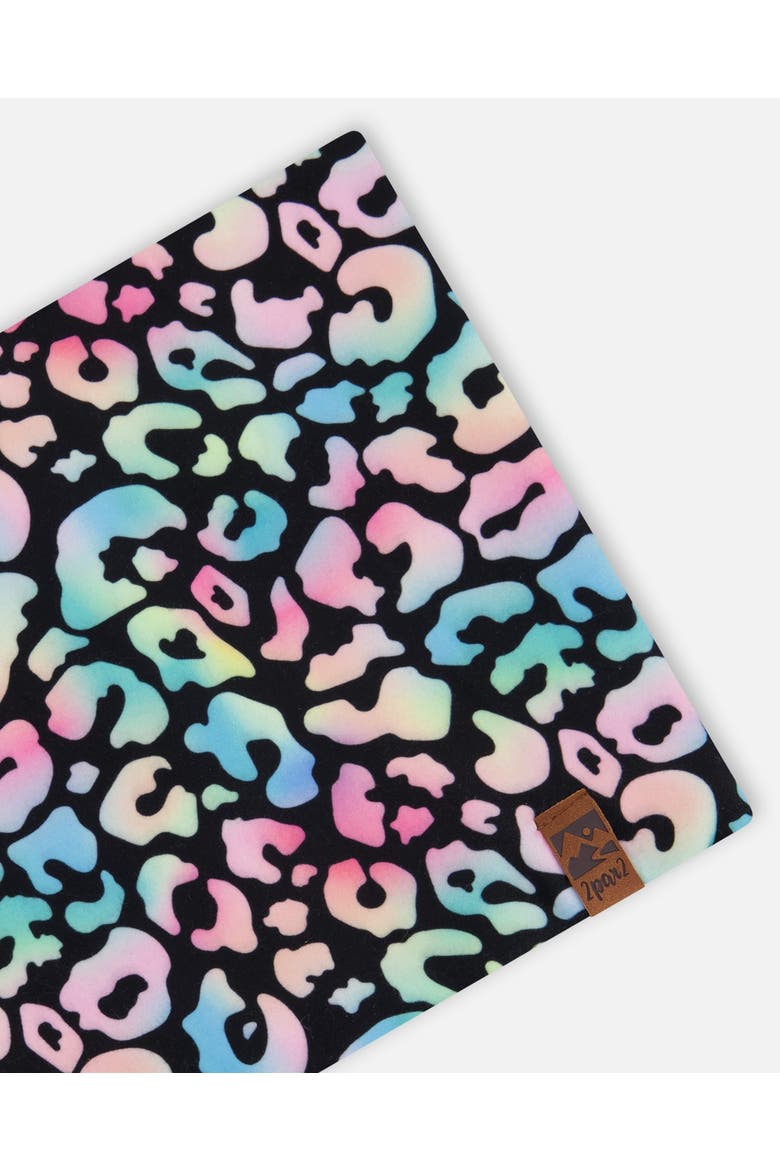 Stretch Jersey Animal Neck Tube, Alternate, color, Black Animal Print