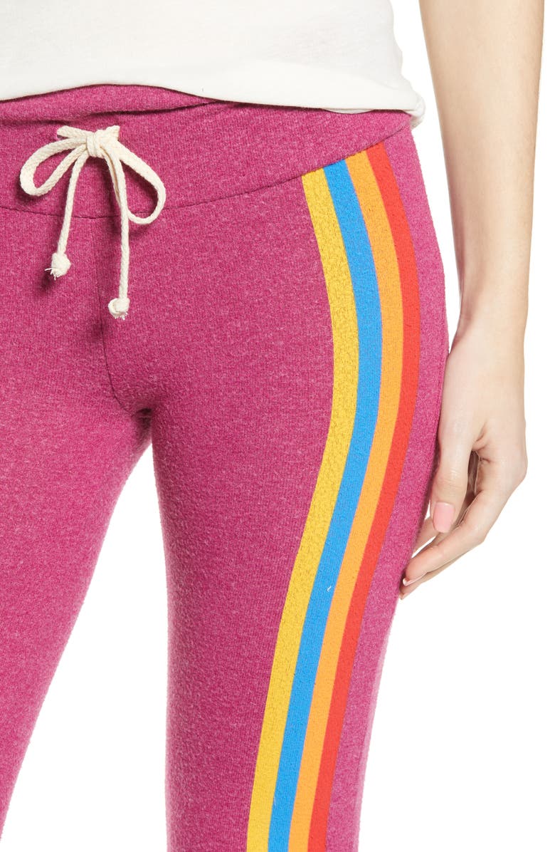 Wildfox Retro Tennis Club Track Pants, Alternate, color,