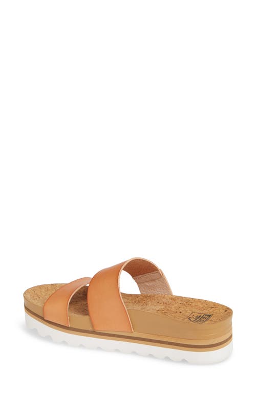 Reef Cushion Vista Hi Slide Sandal In Chocolate Wicker