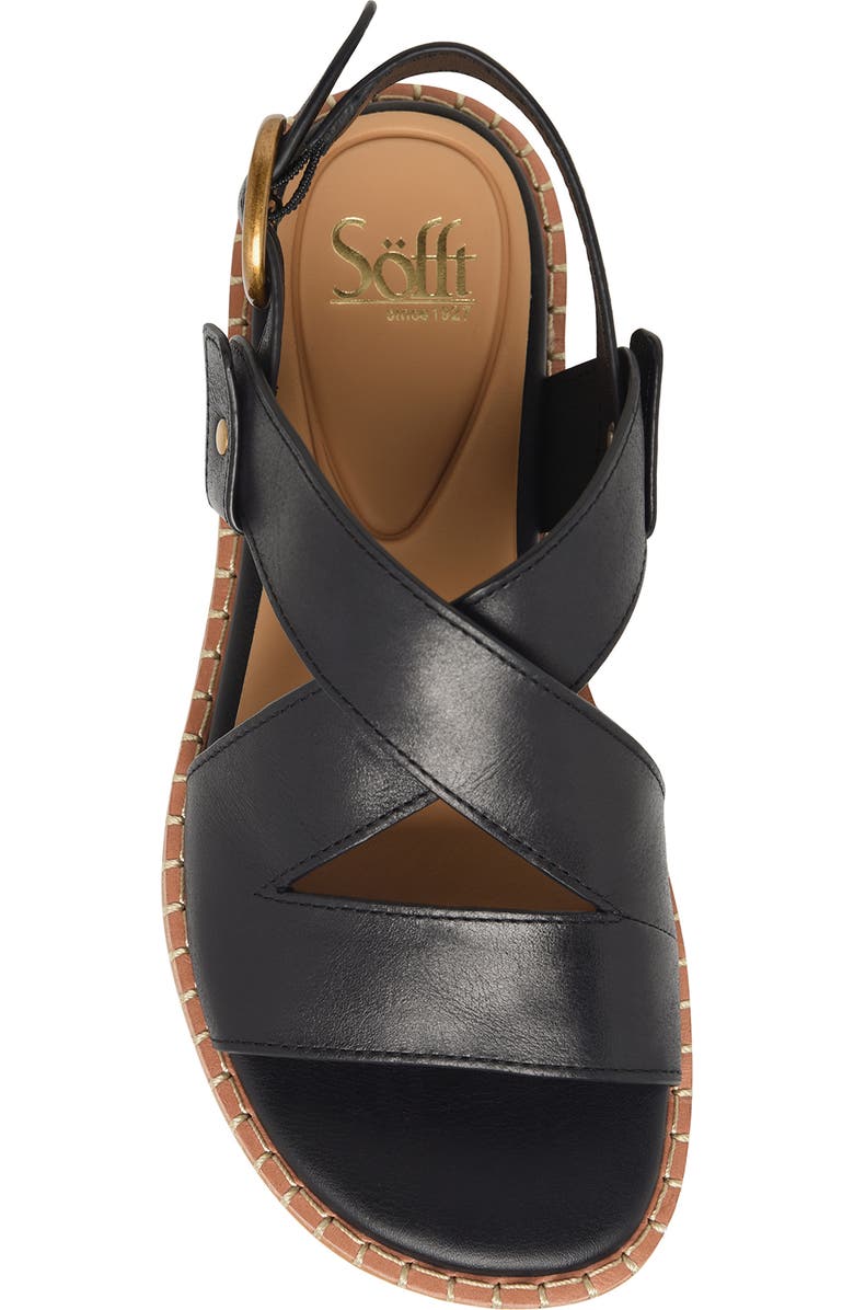 Söfft Nadia Slingback Sandal, Alternate, color, Black
